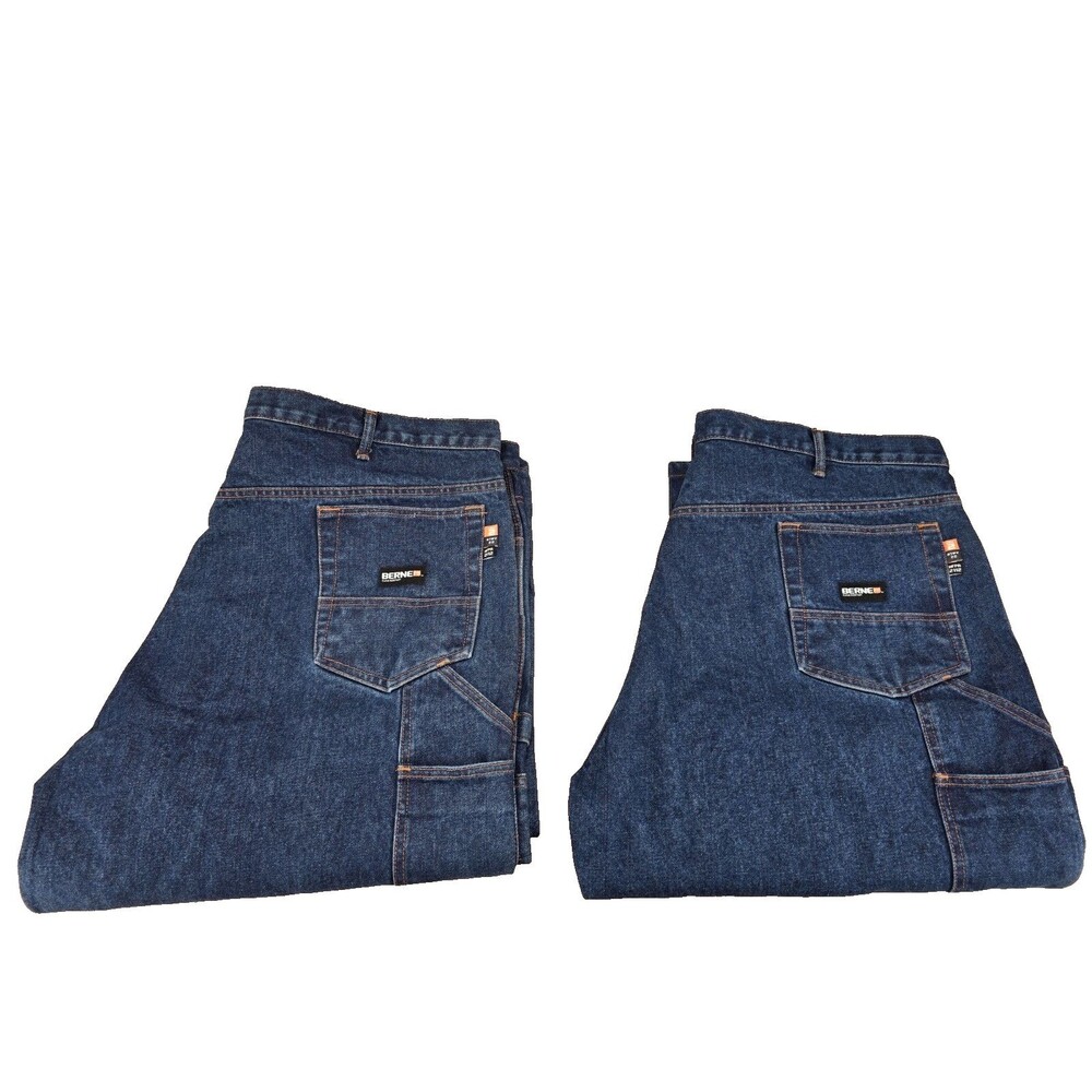 Berne FR Jeans Mens Flame Resistant Blue Denim 5 Pocket NWT 44 X 32